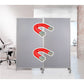 Paravento con magneti Serena Group in policarbonato grigio 80x40x170 cm WAL804017G