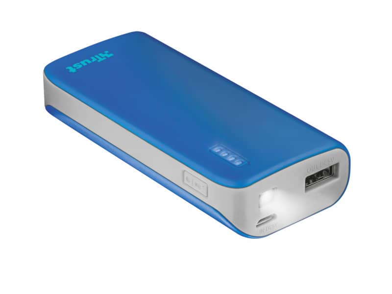 Caricatore portatile Powerbank 4400 Trust Primo blu 21225
