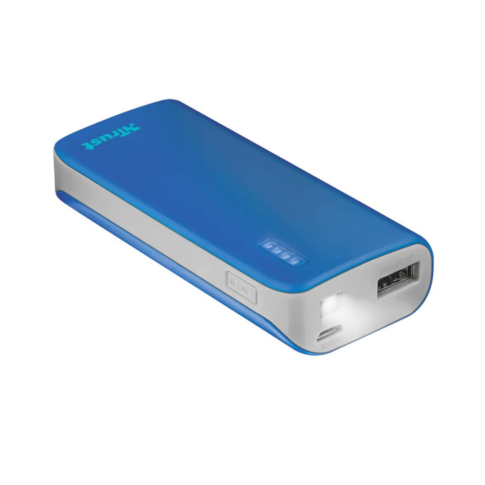Caricatore portatile Powerbank 4400 Trust Primo blu 21225