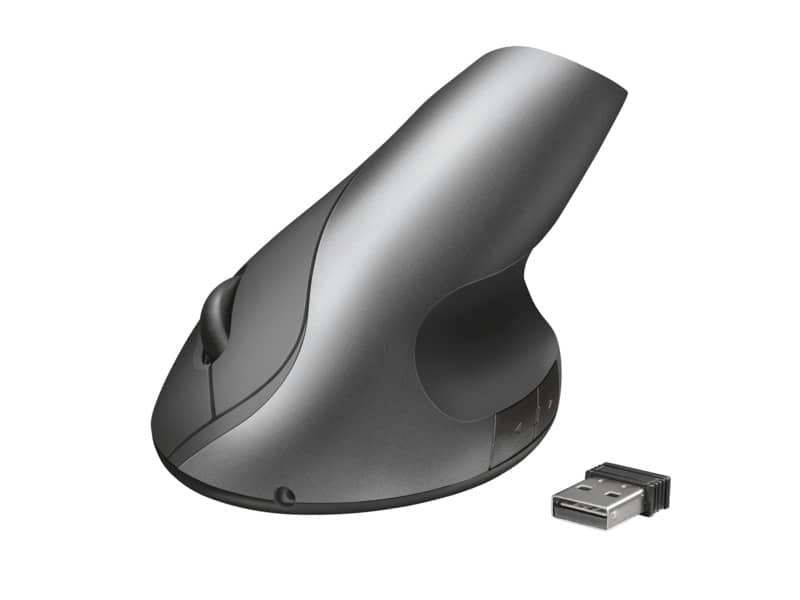Mouse wireless ergonomico Trust Varo nero 22126