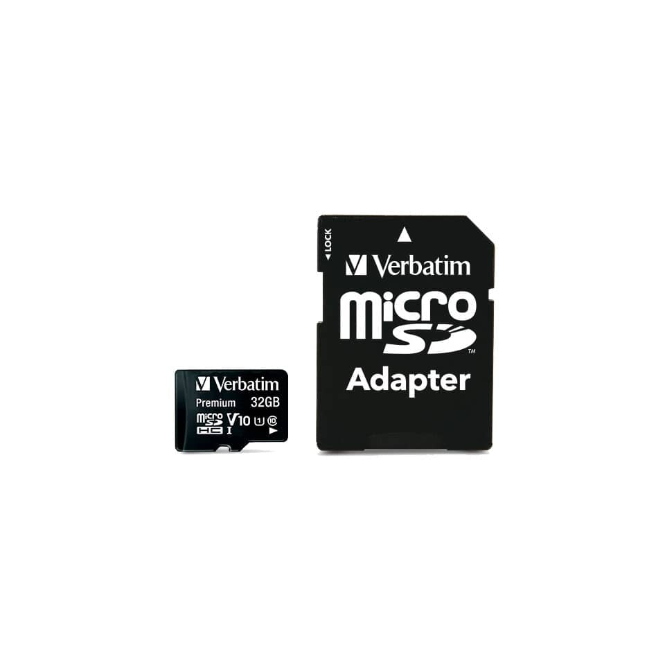 Flash memory card Verbatim micro sdhc - classe 10 con adattatore 32 GB 44083