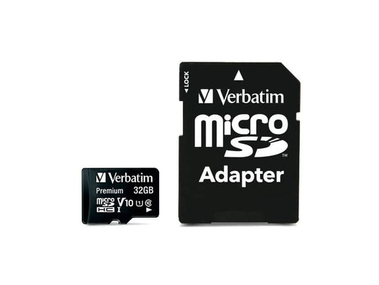 Flash memory card Verbatim micro sdhc - classe 10 con adattatore 32 GB 44083