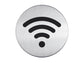Pittogramma adesivo "Wifi" DURABLE argento metallizzato Ø 83 mm 478523