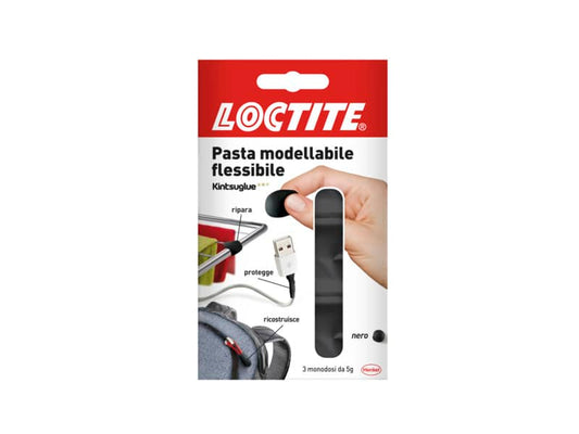 Pasta modellabile Loctite Kintsuglue 3x5 g. nero conf. da 3 monodosi - 2239179