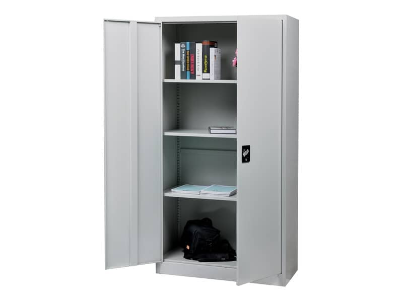 Armadio multiuso KUBO 2 ante/4 ripiani 90x41x181,5 cm grigio PT /90