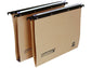 Cartelle sospese orizzontali per cassetti CARTESIO ECO 39 cm fondo V avana Conf. 25 pezzi - 100/395-A1