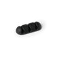 Clip fermacavi adesiva DURABLE CAVOLINE CLIP 3 grafite per 3 cavi conf. da 2 - 503937