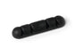 Clip fermacavi adesiva DURABLE CAVOLINE CLIP 4 grafite per 4 cavi conf. da 2 - 504037