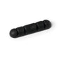 Clip fermacavi adesiva DURABLE CAVOLINE CLIP 4 grafite per 4 cavi conf. da 2 - 504037