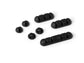 Clip fermacavi adesiva DURABLE CAVOLINE CLIP MIX grafite diversi formati conf. da 7 - 504137