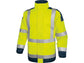 Giacca da lavoro Delta Plus Parka Easy View c/zip imperm. - Cl.3 - 4 tasche - argento giallo fluo-blu - XL - EASYVJMXG