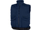 Gilet da lavoro DELTA PLUS Sierra 2 imbottito 9 tasche con zip - cotone e poliestere blu - L - SIER2BMGT
