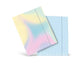 Cartella a 3 lembi con elastico PIGNA Monocromo Pastel in cartoncino con dorso 1,2 cm 26x34,5 cm assortiti - 02299023L