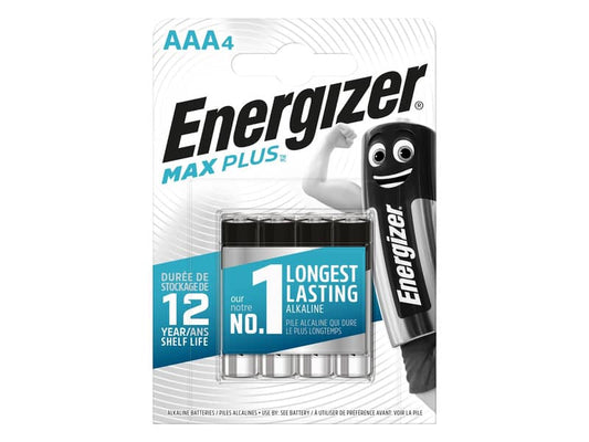 Batterie ENERGIZER Max Plus AAA  conf. da 4 - E301321404