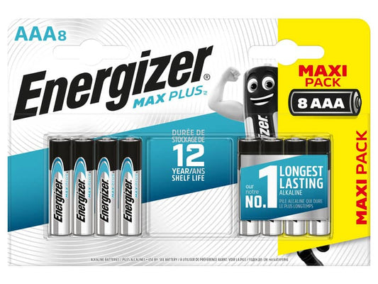 Batterie ENERGIZER Max Plus AAA conf. da 8 - E301322502