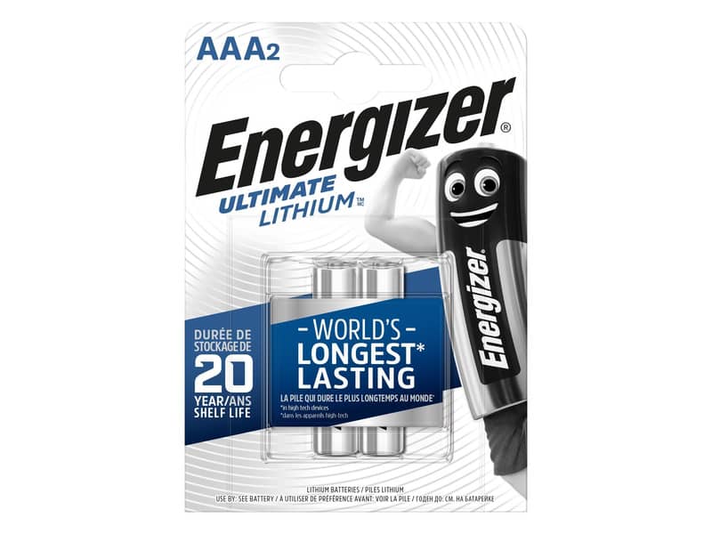 Batterie ENERGIZER Ultimate Lithium AAA  conf. da 2 - E301535600