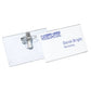 Portanomi DURABLE EUROBADGE con combi clip pvc trasparente inserto 54x90mm conf. 50 - 814519