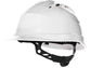 Elmetto da cantiere Quartzup Delta Plus 4 ventilato - polipropilene bianco - QUARUP4BC