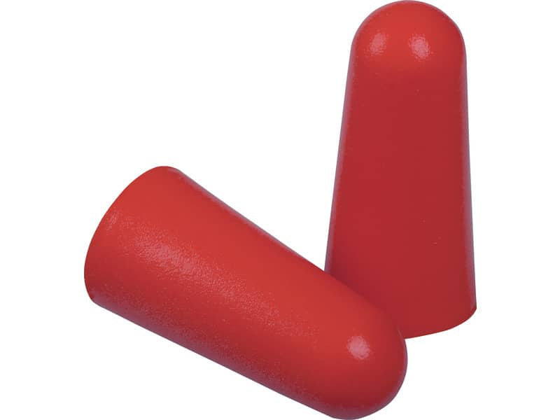 Tappi auricolari Delta Plus in poliuretano Ø 12 mm rosso dispenser 200 paia - CONIC200JA
