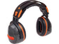 Cuffia antirumore pieghevole Delta Plus padiglione ABS doppio archetto plastico regolabile grigio-arancio - YASMAGJ