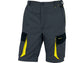 Bermuda da lavoro DELTA PLUS D-Mach 6 tasche - cotone e poliestere grigio-giallo - XXL - DMBERGJXX