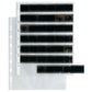 Buste a foratura universale Sei Rota Atla FN 35 per negativi 7 spazi 22x4 cm trasparente  conf. 10 buste - 662531