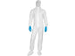 Tute da lavoro DELTA PLUS con cappuccio elasticizzata monouso - chiusura con zip PPL bianco - L - DT115GT