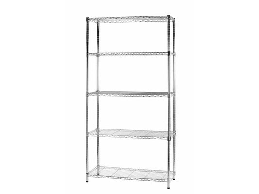 Scaffale a 5 ripiani Serena Group Archimede in acciaio grigio - ZN1436-5