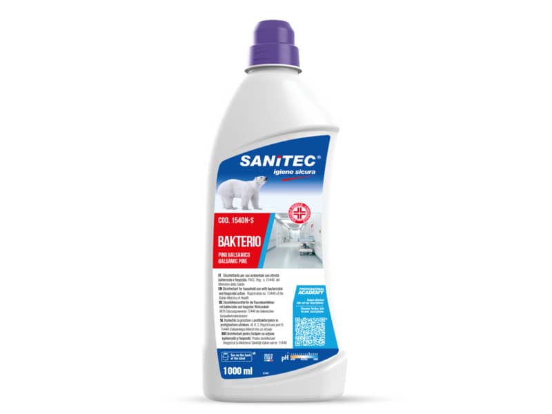 Disinfettante multisuperficie Sanitec Bakterio 1000 ml - pino balsamico 1540N-S