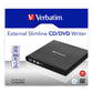 Masterizzatore CD/DVD Esterno 2.0 Slimline Verbatim nero 98938