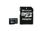 Flash memory card Verbatim micro sdhc - classe 10 con adattatore 16 GB 44082