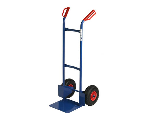 Carrello in acciaio Serena Group con doppio manico 47x47x h. 120 cm blu portata 200 kg - HT200