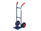 Carrello in acciaio Serena Group con doppio manico 47x47x h. 120 cm blu portata 200 kg - HT200