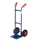 Carrello in acciaio Serena Group con doppio manico 47x47x h. 120 cm blu portata 200 kg - HT200