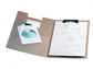 Portablocco TECNOSTYL A4 in PPL 24x1x33 cm con mollettone fermafogli CB002