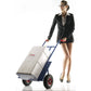 Carrello in acciaio Serena Group con doppio manico 57 x 46 x h. 116 cm blu portata 250 kg - HT250