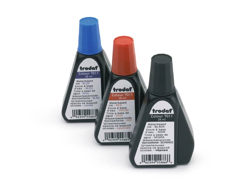 Inchiostro per timbri 7011 TRODAT 28 ml nero 55886