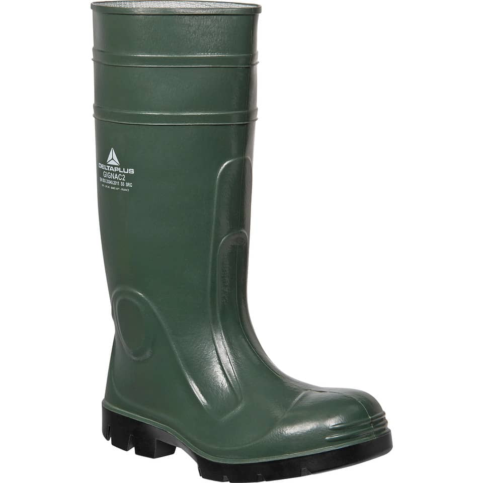 Stivali da lavoro DELTA PLUS Gignac 2 - PVC doppia iniezione verde - 39 - GIGN2VE39