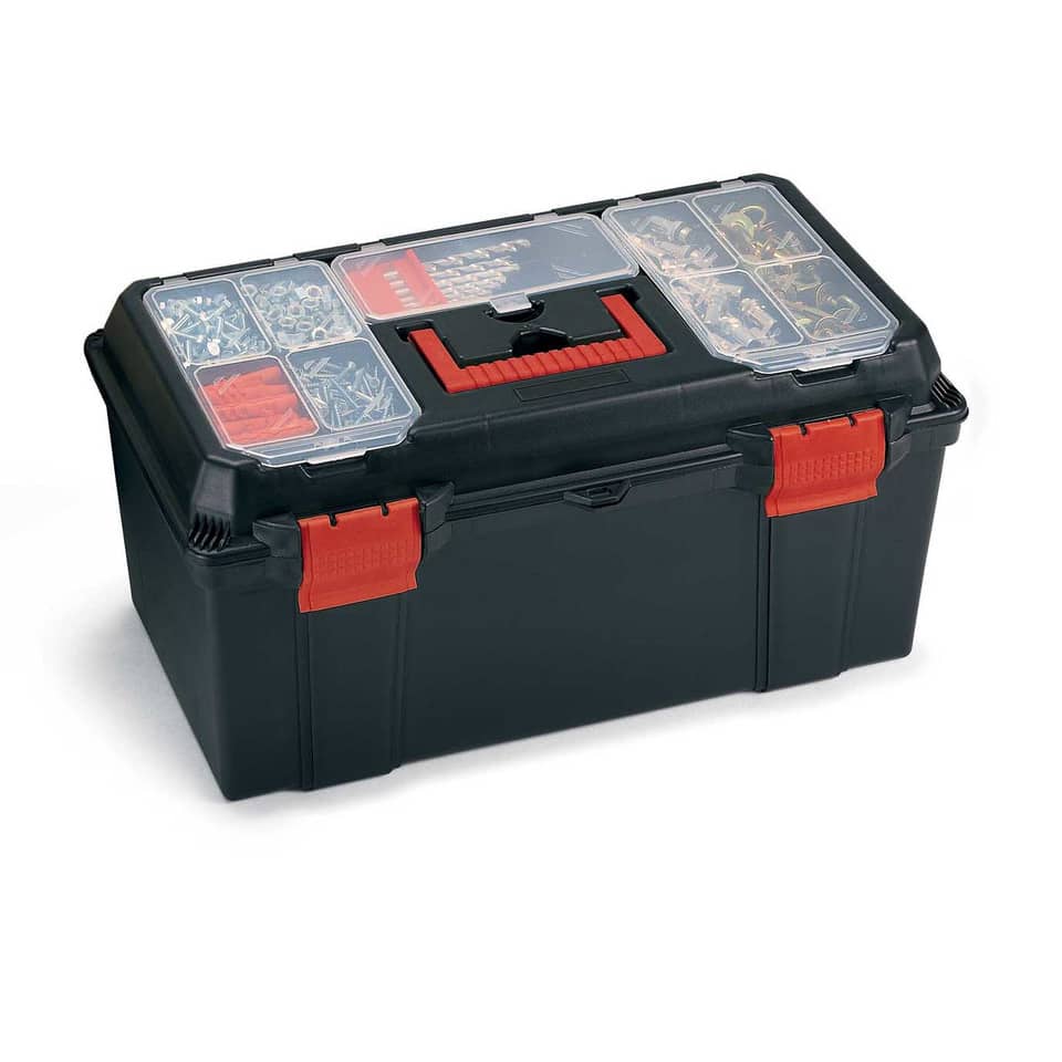 Portautensili TERRY Tool Case 22" 55x31x26 cm nero/rosso 1001355