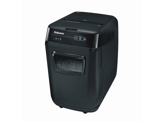 Distruggidocumenti uso moderato FELLOWES AutoMax™ 200C - P-4 - 32 L - taglio a frammenti 4x38 mm - nero - 4653602