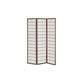 Paravento a 3 ante Serena Group in legno e carta di riso noce 130,5x178 cm NY1003-3