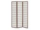 Paravento a 3 ante Serena Group in legno e carta di riso noce 130,5x178 cm NY1003-3