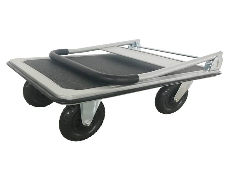 Carrello piattaforma Serena Group grigio nero 91x61x93 cm - portata 350 kg - ruote grandi - PZS350