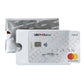 Porta credit card Sei Rota Shelter-S 1 foglietti allum/trasparente 486202