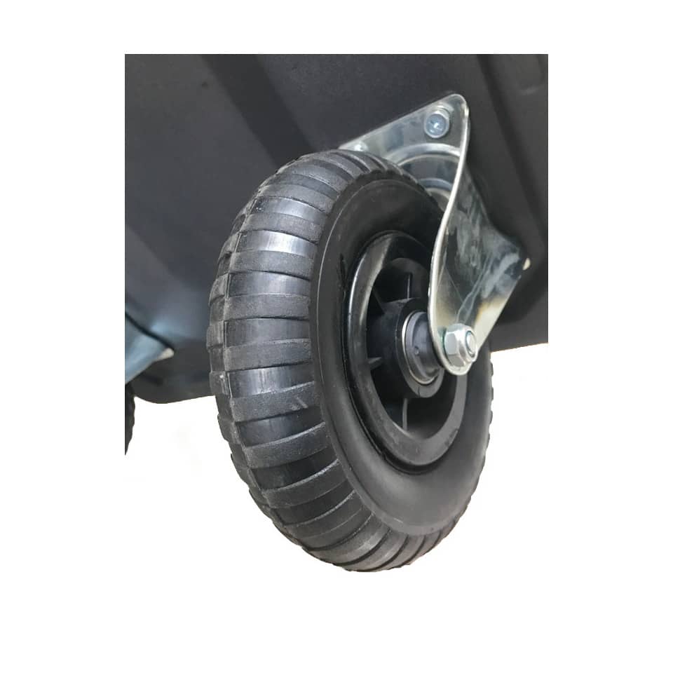 Carrello piattaforma Serena Group grigio nero 91x61x93 cm - portata 350 kg - ruote grandi - PZS350