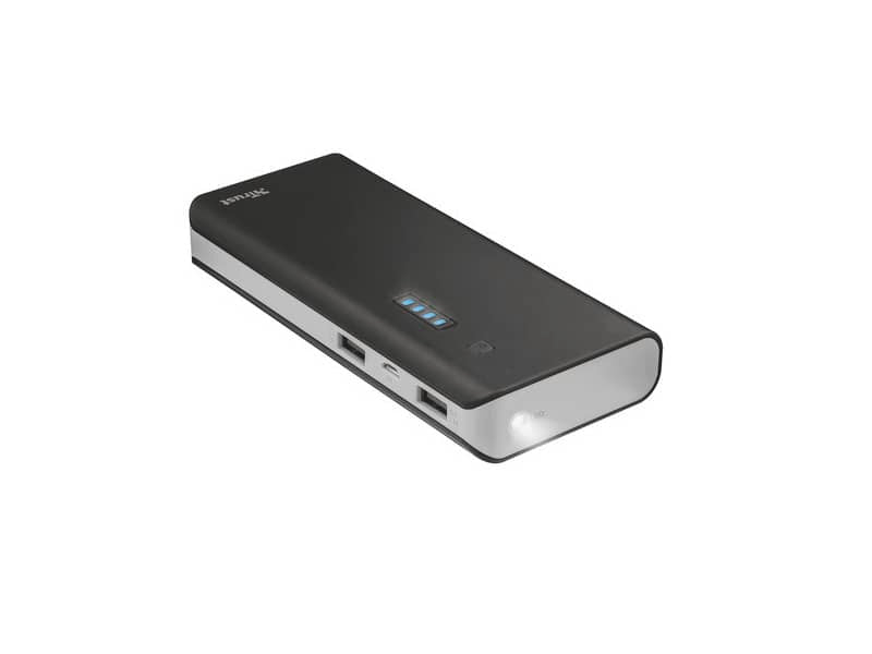 Caricabatterie portatile Powerbank 10000 Trust Primo nero 21149