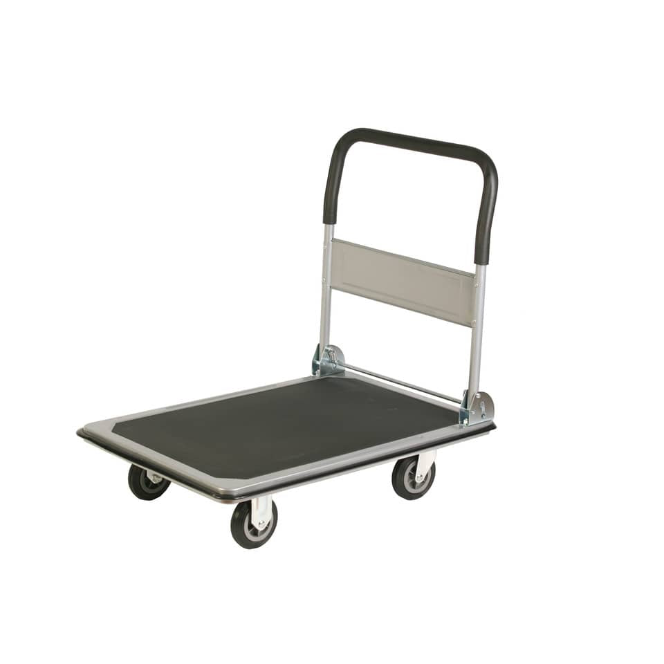 Carrello portapacchi Serena Group in lamiera rinforzata grigio/nero 91x61x87 cm - portata 300 kg - PZS250