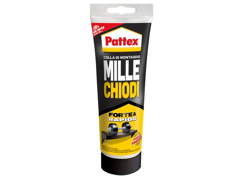 Colla di montaggio Pattex Millechiodi Forte&Rapido tubp 250 gr trasparente 2713276