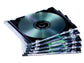 Porta CD e DVD FELLOWES base trasparente jewel case slim conf. 10 pezzi - 9833801