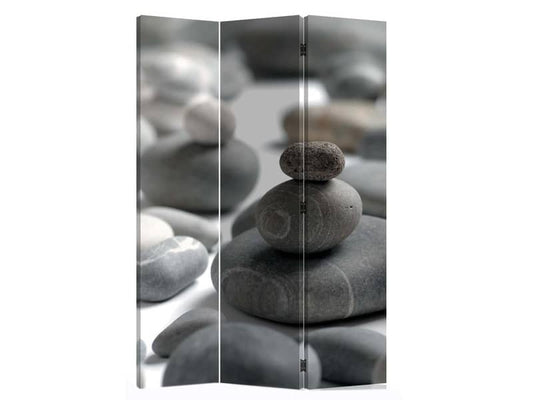 Paravento a 3 ante Serena Group in legno e carta di riso fantasia Coffee 120x180 cm - NY-1069-3